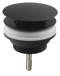 OMP TEA Ispustni ventil za umivaonik, nebrtveni, 5/4", 10–55 mm, crna